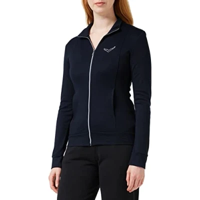 Abbildung von Trigema Damen Jacke mit Swarovski® Kristallen