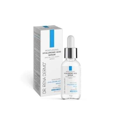 Abbildung von Dr. Rena Dermo Hyaluron Serum Kollagen (Collagen) Anti Aging und Feuchtigkeitsspendend Hochdosiert 30 ml