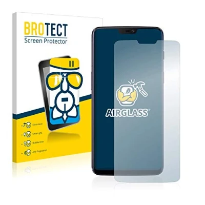 Abbildung von BROTECT Schutzglas für OnePlus 6 Schutzfolie Panzer Folie Glas [Extrem Kratzfest 9H, Anti Fingerprint, Ultra Transparent]