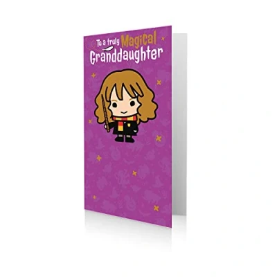 Abbildung von Danilo Promotions LTD Harry Potter Offizielle Geburtstagskarte für Enkelin, Aufschrift To A Truly Magical Granddaughter