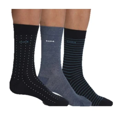Abbildung von Dim Socken Baumwolle Style Damen x3, Multicolor, 35 38