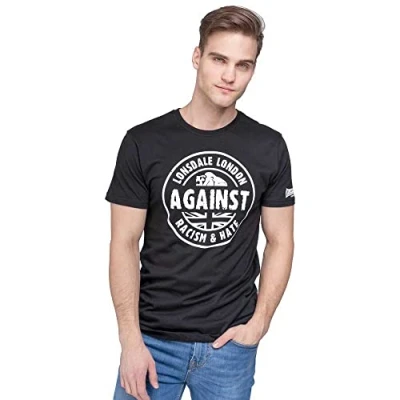 Abbildung von Lonsdale Tshirt print, Herren, Größe: XL, Black