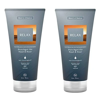 Abbildung von 2er Pack Dresdner Essenz Duschgel &amp; Shampoo Men&#039;s Choice Relax 2 x 200 ml Duschbad vegan