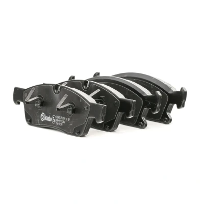 Abbildung von BREMBO P 50 109 Bremsbelagsatz für Verschleißwarnanzeiger vorbereitet mit Kolbenclip ohne Zubehör MERCEDES BENZ: GLE SUV, ML Klasse, GL