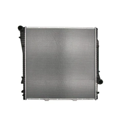 Abbildung von THERMOTEC D7B008TT Kühler, Motorkühlung Aluminium, Kunststoff 598 590 40 Schaltgetriebe Kühlrippen gelötet BMW: X5