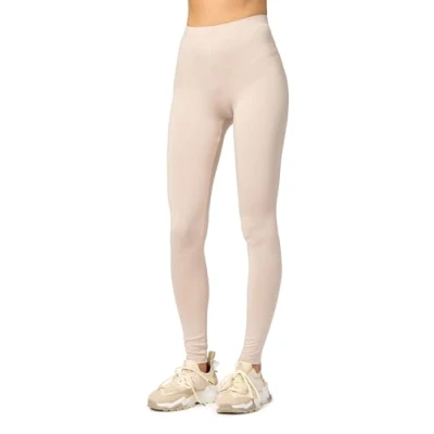 Abbildung von Merry Style Damen Lange Leggings aus Viskose MS10 143 (Beige, XXL)