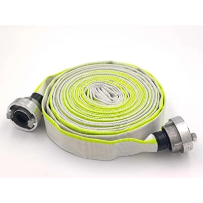 Abbildung von 1 Zoll D 25 10 Meter Industrieschlauch Feuerwehrschlauch Bauschlauch Flachschlauch Schlauch mit Storz Kupplung