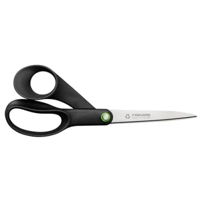 Abbildung von Fiskars 1074547, Erwachsener, Gerader Schnitt, Single, Schwarz, Edelstahl, Universal