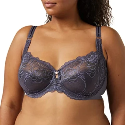 Abbildung von Triumph Damen Wild Peony Florale W Bra, PEBBLE GREY, 75G