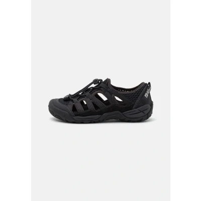 Abbildung von Jack Wolfskin Levente Unisex Trekkingsandale für Kinder, Größe: 36, Black Schuhe