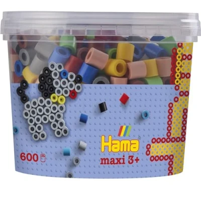 Abbildung von Hama Perlen Bügelperlen Dose Maxi Mix 600