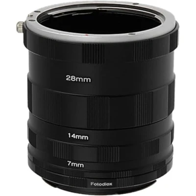 Abbildung von Fotodiox Macro Extension Tube Set Compatible with Canon EOS EF/EF S Cameras for Extreme Photography