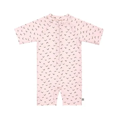 Abbildung von LÄSSIG Baby Kinder Schwimmanzug Badeanzug Short Sleeve Sunsuit Jags Light pink, 19 24 Monate, Größe: 92