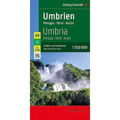 Abbildung von Umbrien, Straßen und Freizeitkarte 1:150.000, freytag &amp; berndt: Perugia Terni Assisi, mit Infos, Top Tips, Innenstadtplan (freytag berndt Auto + Freizeitkarten)