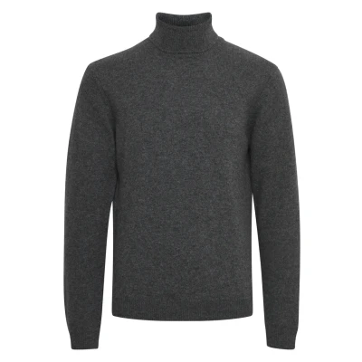 Abbildung von Casual Friday KARL ROLL NECK Bounty Strickpullover, Herren, Größe: 3XL, Pewter mix