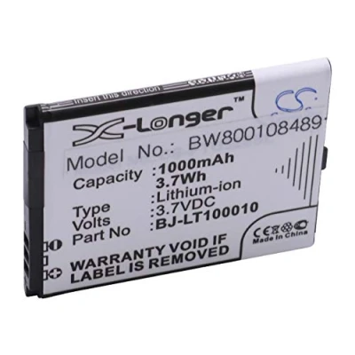 Abbildung von vhbw Li Ion Akku 1000mAh (3.7V) kompatibel mit Handy Smartphone Telefon Panasonic KX TU339, TU339EXBE Ersatz für BJ LT100010.