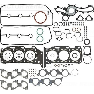 Abbildung von REINZ 01 54050 Dichtungsvollsatz, Motor mit Wellendichtring Kurbelwelle, Ventilschaftabdichtung Mehrlagen Zylinderkopfdichtung