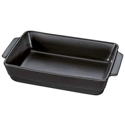 Abbildung von Spring Auflaufform Chalet Rechteckig 40 x 24 cm, Schwarz, Ofenkeramik
