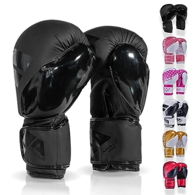 Abbildung von Apollo Boxhandschuhe Männer Champion Thai Box Handschuhe, Training am Boxsack oder Sparring für Frauen und