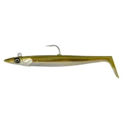 Abbildung von Savage Gear Sandaal V2 Khaki 14cm 33g (2+1) Gummifisch