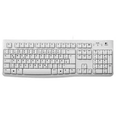 Abbildung von Logitech K120 Business Keyboard, QWERTZ, deutsches Layout (Tastatur 5er Pack, Weiss)