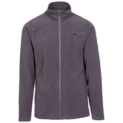 Abbildung von Trespass Herren Anti fussel Mikrofleece jacke 140 G/m146 TADWICK, Dark grey, S, MAFLMFTR0001_DAGS