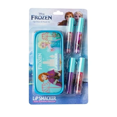 Abbildung von Lip Smacker Frozen Gloss Set, von Inspiriertes Set mit 4 Glänzenden Lipglossen und einer Winter Wonderland Tasche für den Perfekten Prinzessinnen Look