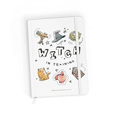 Abbildung von ERT GROUP Original und offiziell lizenziert von Harry Potter Notizbuch, Muster 023 white, mit kariertem Papier, A5