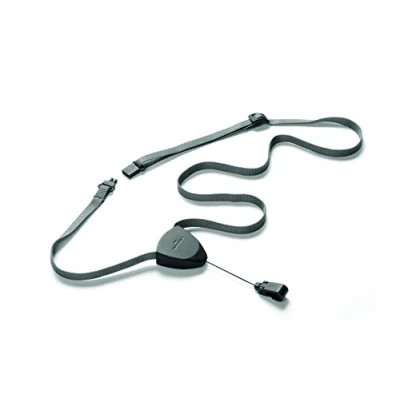 Abbildung von Durable Textilband Flex mit Jojo, 10 Stück, schwarz/grau, 830901