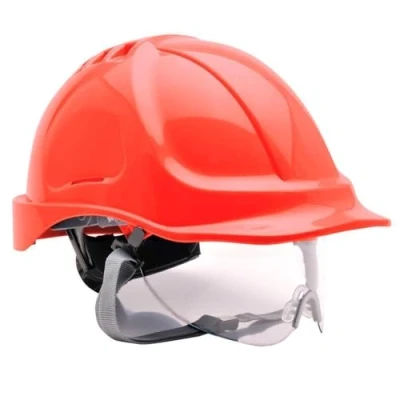 Abbildung von Portwest Endurance Visier Helm, Größe: Einheitsgröße, Farbe: Rot, PW55RER, Adjustable