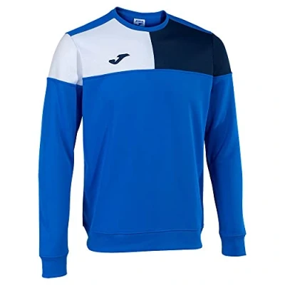 Abbildung von Joma Sweatshirt Mann Crew V königsblau Marineblau Weiss