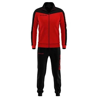 Abbildung von Givova Unisex Rom Roma Triacetat, Rot/Schwarz, 5XS