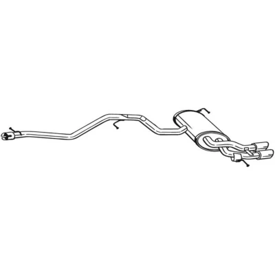 Abbildung von BOSAL 286 363 Endschalldämpfer VOLKSWAGEN: Tiguan I