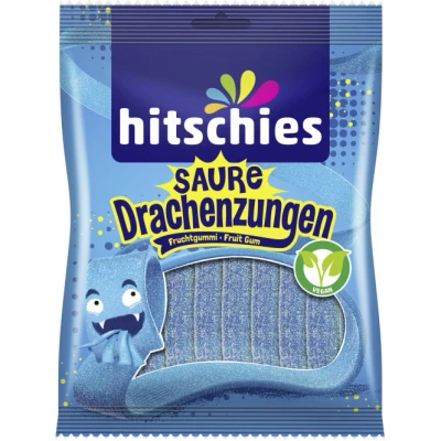 Abbildung von Hitschies Fruchtgummi, Saure Drachenzungen, 125 g