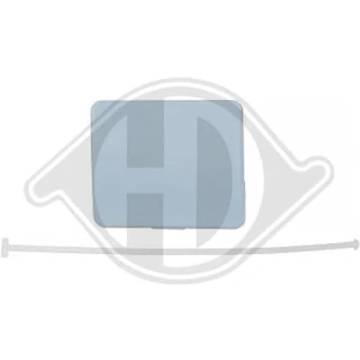 Abbildung von DIEDERICHS 1645065 Klappe, Abschlepphaken vorne MERCEDES BENZ: S Klasse Limousine (W140) 350 3.5 Turbo Diesel, 280 2.8, 300 SE 400