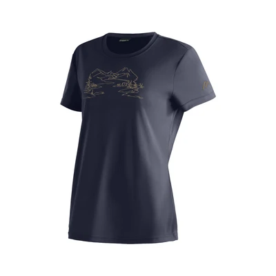 Abbildung von Maier Sports T Shirt &quot;Wilma Print&quot;, Damen Funktionsshirt, Freizeitshirt mit Aufdruck, Regular Fit