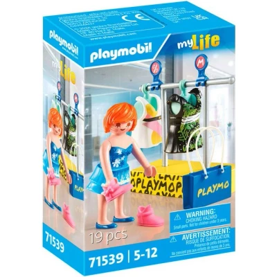 Abbildung von Playmobil® Konstruktions Spielset Kleidershopping (71539), My Life, (19 St), Made in Europe