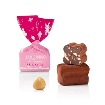 Abbildung von GUSTONE. Tartufini al latte 142 Stück à 7g Antica Torroneria Piemontese Edle Trüffel Praline aus Italien Schokoladentrüffel für Kaffeebeigabe 1 kg Großpackung Ostern Edition