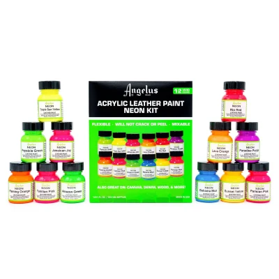 Abbildung von Neonfarben Kit 12 Farben