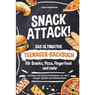Abbildung von Das ultimative Teenager Backbuch für Snacks, Pizza, Fingerfood und mehr. Leckere einfache Rezepte von Mini Burger Spieße bis Käsebomben
