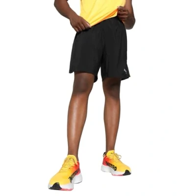 Abbildung von Puma RUN Favorite Velocity kurze Sporthose, Herren, Größe: XL, Black/sunset glow