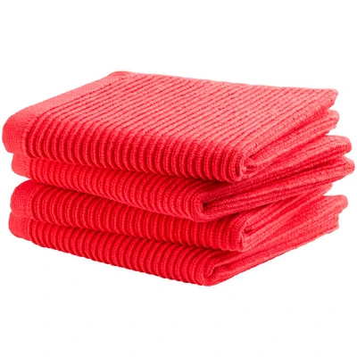 Abbildung von DDDDD Spültuch &quot;Basic, 30x30 cm, aus 100% Baumwolle&quot;, (Set, 4 tlg.), mit luxuriöser Rippenstruktur und optimale Feuchtigkeitsaufnahme