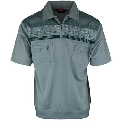 Abbildung von SOUNON Polohemd Poloshirt für Herren Gelbgruen (M9), Groesse: M