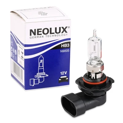 Abbildung von NEOLUX N9005 Glühlampe, Fernscheinwerfer HB3 12V 60W 3200K Halogen TOYOTA: Auris Schrägheck, Avensis III Station Wagon, Verso, BMW: 5 Limousine