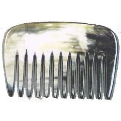 Abbildung von Golddachs Horn Afrokamm 10 cm