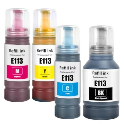 Abbildung von LAIPENG 113 Tinte Kompatibel mit Epson für Ecotank ET 16150 16600 16650 16680 5150 5160 5170 5800 5850 5880 Pro 15000 Drucker (BK/C/M/Y)