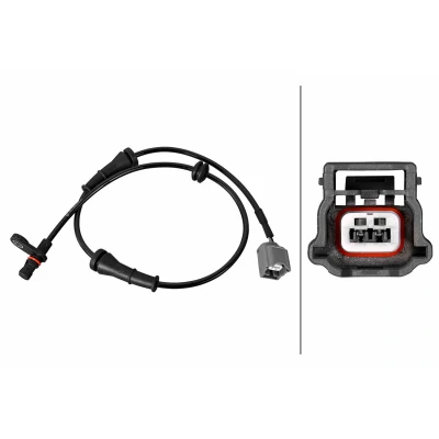 Abbildung von HELLA 6PU 358 219 051 ABS Sensor Hallsensor 2 655 NISSAN: Pulsar Schrägheck