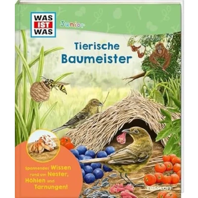 Abbildung von WAS IST Junior Tierische Baumeister / Schlaue Baumeister, imposante Bauwerke: Von der kleinen Waldhöhle zum rekorderverdächtigen Adlerhorst ... Jahren: Edition (WAS Edition)