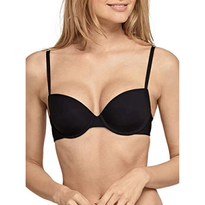 Abbildung von Schiesser Damen 152995 BH, schwarz, 85A