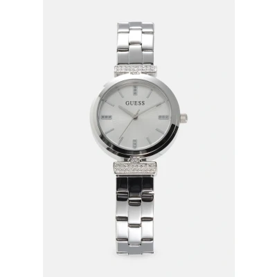Abbildung von Guess Array Uhr silvercoloured, Damen, Größe: One Size, Silver coloured